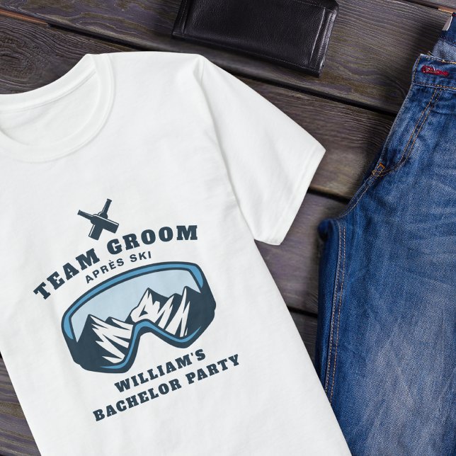 Camiseta Equipo de Bacheller Party Groom Apres Ski (Subido por el creador)