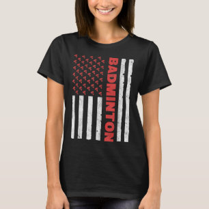 Camiseta Equipo de bádminton Bandera americana de EE. UU. B