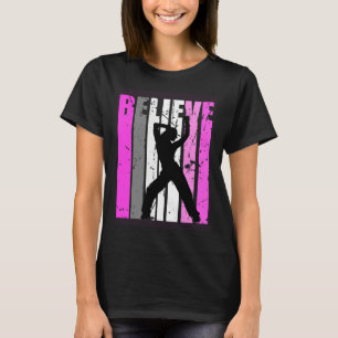 Camiseta Equipo de baile Teen Believe Pink Bailarín de Hiph
