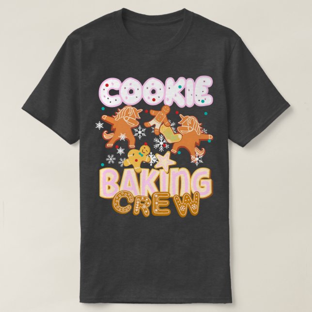 Camiseta Equipo de Baker de Cookie Baking Crew Auténticos N (Diseño del anverso)