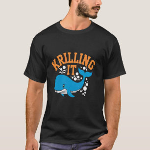 Camiseta Equipo de ballena jorobada de biología marina anim