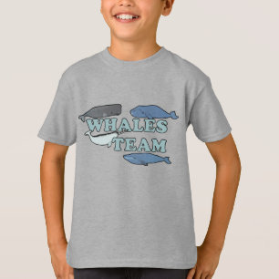 Camiseta Equipo de ballenas Medio Ambiente Ballenas Amante 