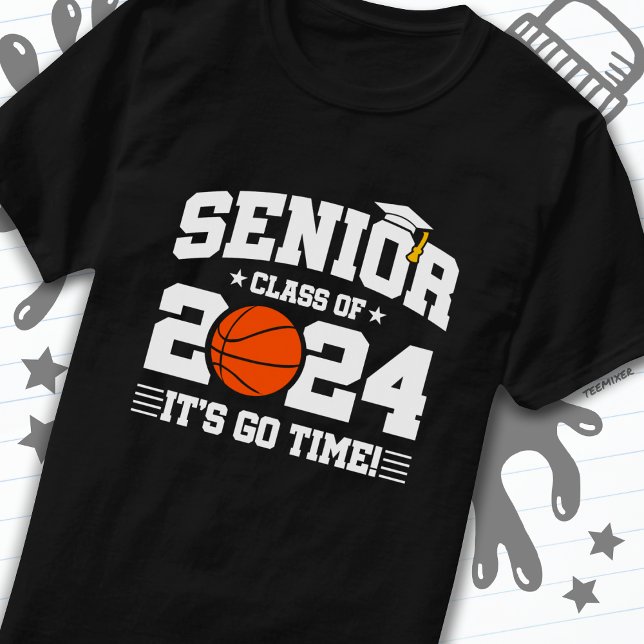 Camiseta Equipo de baloncesto Clase 2024 Graduación Senior  (Subido por el creador)