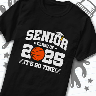 Camiseta Equipo de baloncesto Clase 2025 Graduación Senior 