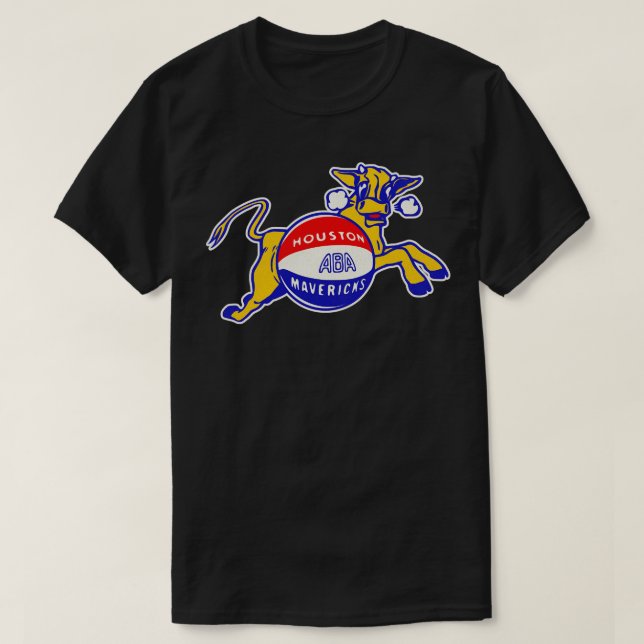 Camiseta Equipo de baloncesto disuelto de Houston Mavericks (Diseño del anverso)