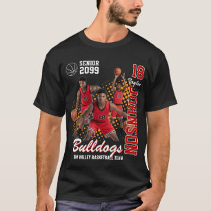 Camiseta Equipo de Baloncesto Foto Personalizada Noche de G