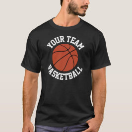 Camiseta Equipo de baloncesto personalizado, nombre del jug