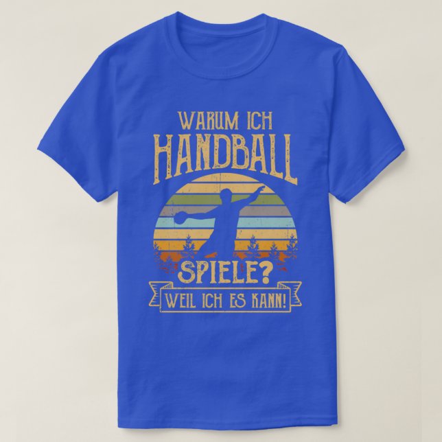 Camiseta Equipo de balonmano Spielball Spruch Geschenk 2 (Diseño del anverso)
