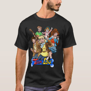 Camiseta Equipo de banda de rock Lou - Grupo de amigos musi