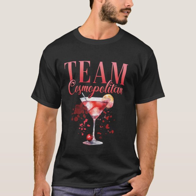 Camiseta Equipo de bartender cóctel de despedida de soltera (Anverso)