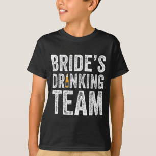 Camiseta Equipo de bebedoras de la novia divertido bachelor