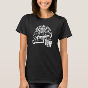 Camiseta Equipo de bebedores de despedida de soltero hombre