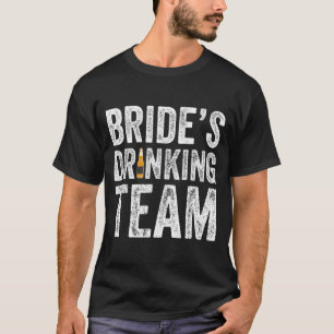 Camiseta Equipo de bebedores de novias divertido despedida