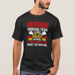 Camiseta equipo de bebida alemán alcohol Alemania equipo de