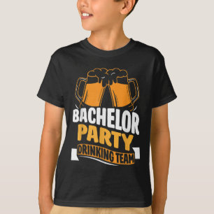 Camiseta Equipo de bebida de despedida de soltero Novia Nov