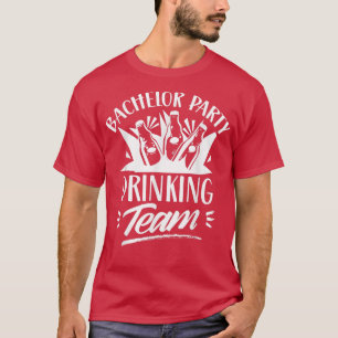 Camiseta Equipo de bebida de despedida de soltero Novia Nov