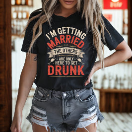 Camiseta Equipo de Bebida de la Despedida de Soltera Diseño