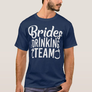 Camiseta Equipo de Bebida de la Novia de Mujeres Fiesta de