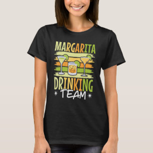 Camiseta Equipo de Bebida de Margarita Bebida Alcohólica Có