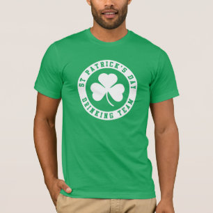 Camiseta Equipo de Bebida del Día de San Patricio