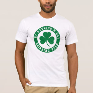 Camiseta Equipo de Bebida del Día de San Patricio