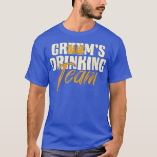 Camiseta Equipo de Bebida del Novio Despedida de Soltero Bo