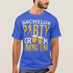 Camiseta Equipo de bebida del novio hombres JGA hombres Des