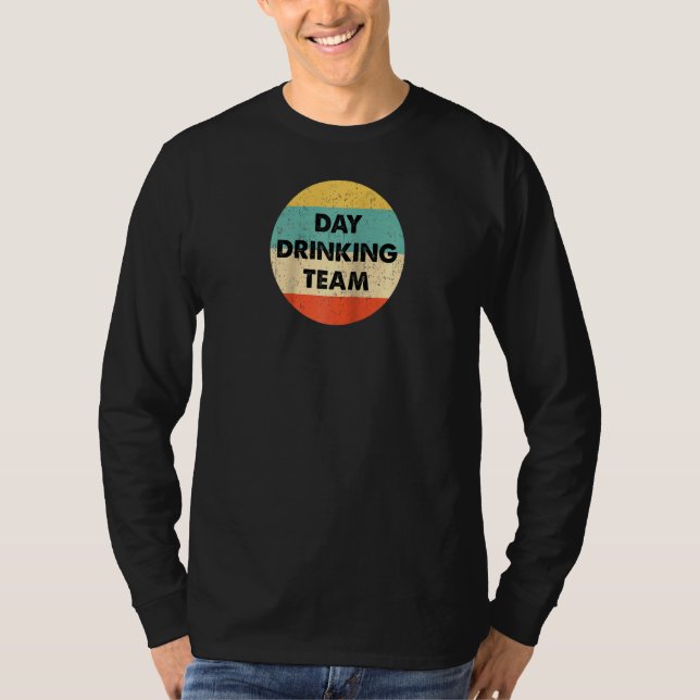 Camiseta Equipo de Bebida Diurna Raglan (Anverso)
