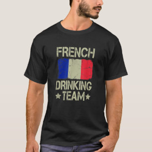 Camiseta Equipo de bebida francés bandera de Francia divert
