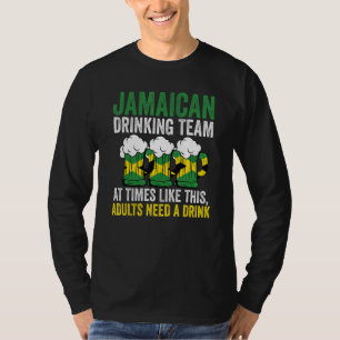 Camiseta equipo de bebida jamaicano veces Jamaica equipo de