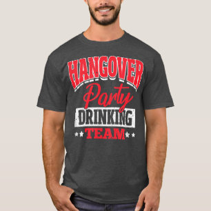 Camiseta Equipo de Bebida para Fiesta de Resaca de Soltero
