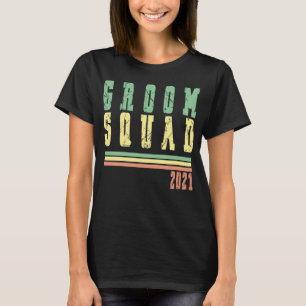 Camiseta Equipo de bebida para la fiesta de soltero del nov