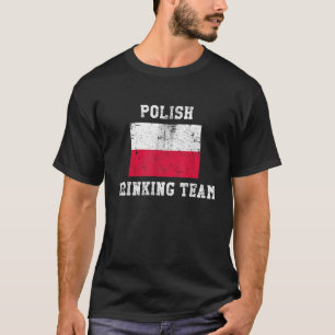 Camiseta Equipo de Bebida Polaco Regalo Divertido Orgullo N