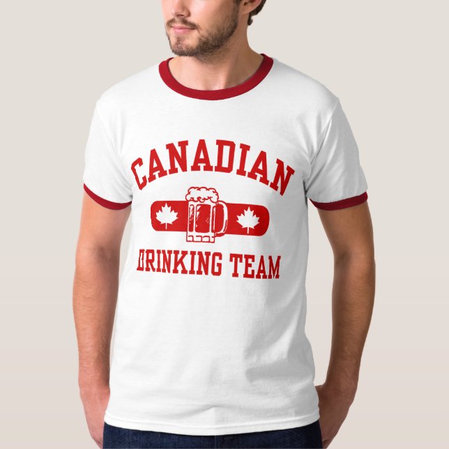 Camiseta Equipo de bebidas canadiense (Anverso)