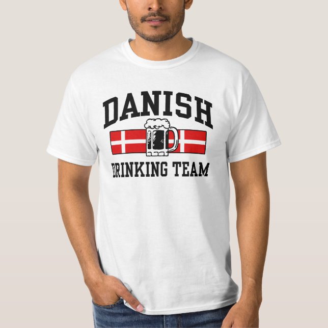 Camiseta Equipo de bebidas danés (Anverso)