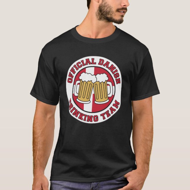 Camiseta Equipo de bebidas danés oficial (Anverso)