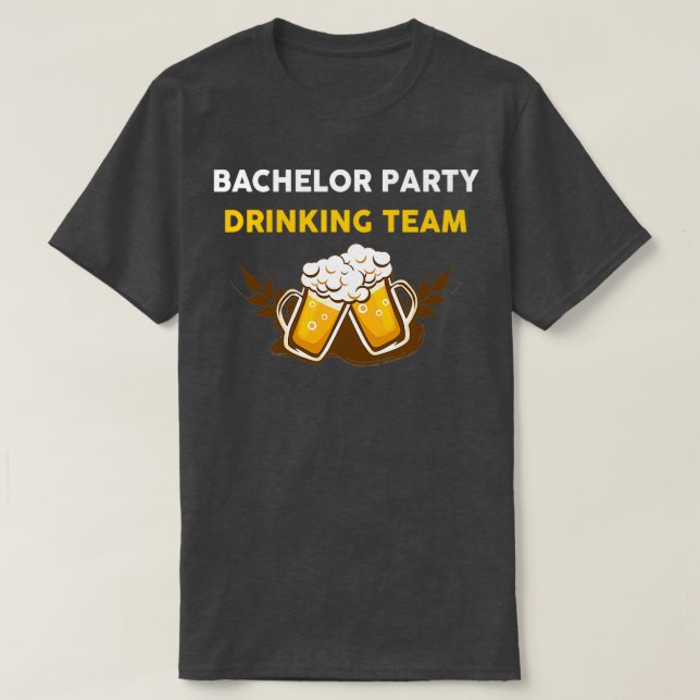 CAMISETA EQUIPO DE BEBIDAS DE BACHELOR PARTY 15 (Diseño del anverso)