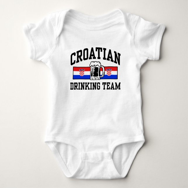 Camiseta Equipo de bebidas de Croacia (Anverso)