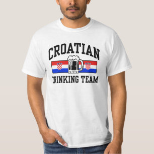 Camiseta Equipo de bebidas de Croacia