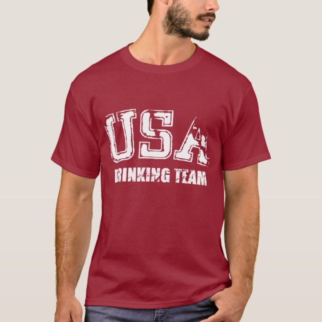 Camiseta Equipo de bebidas de Estados Unidos (Anverso)