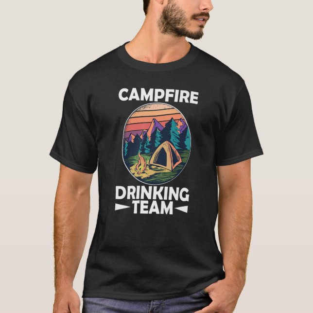 Camiseta Equipo de Bebidas de Fogata (Anverso)