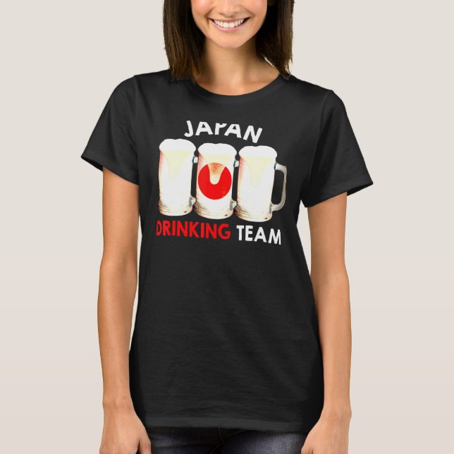 Camiseta Equipo de bebidas de Japón (Anverso)