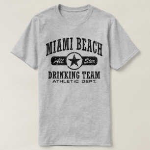 Camiseta Equipo de bebidas de Miami Beach