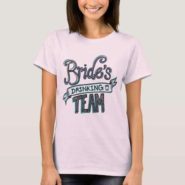 Camiseta Equipo de bebidas de novia (Anverso)