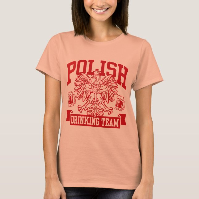 Camiseta Equipo de bebidas de Polonia (Anverso)