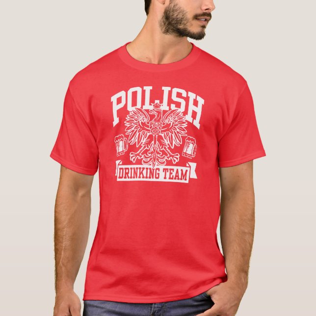 Camiseta Equipo de bebidas de Polonia (Anverso)