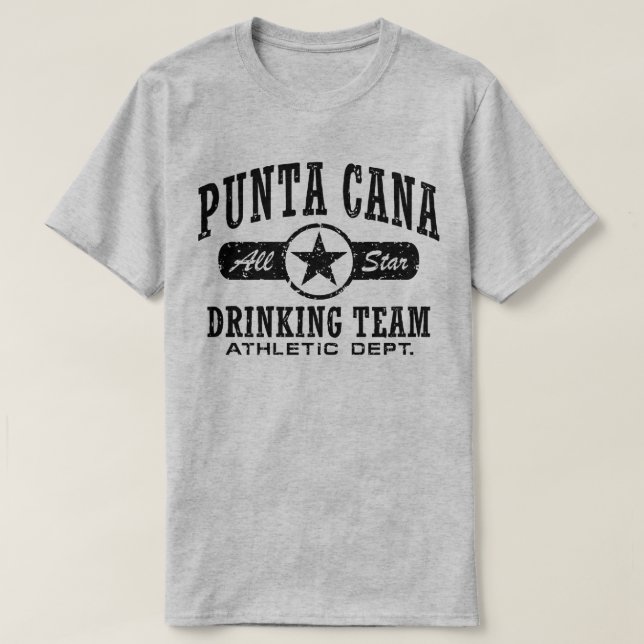 Camiseta Equipo de bebidas de Punta Cana (Diseño del anverso)