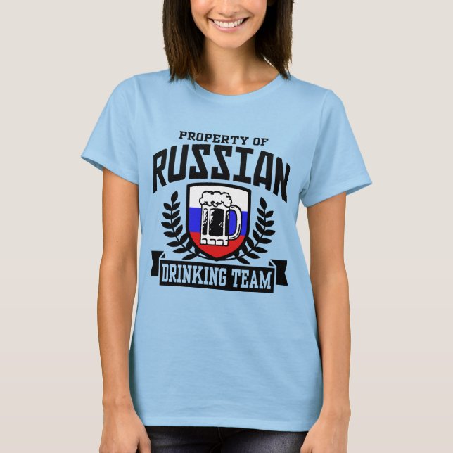 Camiseta Equipo de bebidas de Rusia (Anverso)