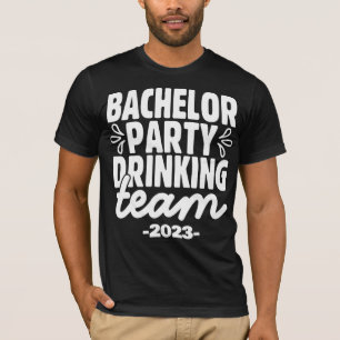 Camiseta Equipo de bebidas de soltera, Personalizable