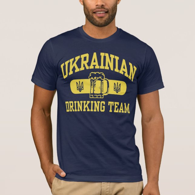 Camiseta Equipo de bebidas de Ucrania (Anverso)